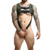 MOB Eroticwear Harnais Top Cockring Dngeon Camouflage